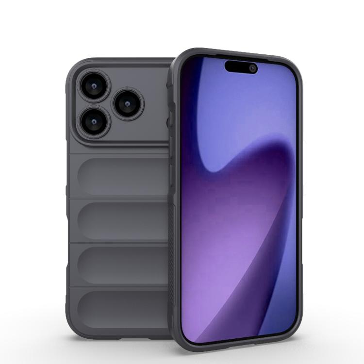 Magic Shield TPU + Estuche para teléfono de franela, For iPhone 18 Pro / 17 Pro, For iPhone 18 Pro Max / 17 Pro Max, For iPhone 17e / 16e, For iPhone 17
