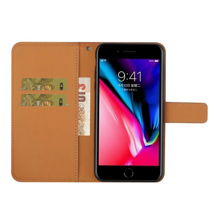 Estuche para teléfono de cuero con patrón en relieve de estilo étnico, For iPhone 17e / 16e, For iPhone 16 Pro Max, For iPhone 16 Pro, For iPhone 16 Plus, For iPhone 16, For iPhone 15 Pro Max