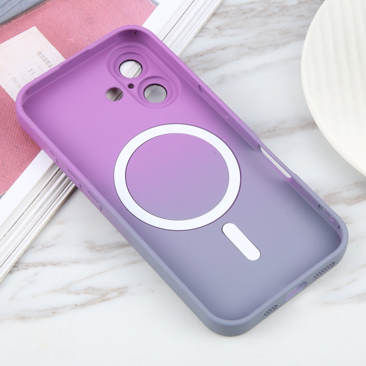 Estuche para teléfono MagSafe con degradado de silicona líquida de TPU, For iPhone 16, For iPhone 15 Pro Max, For iPhone 15 Pro, For iPhone 15 Plus, For iPhone 15