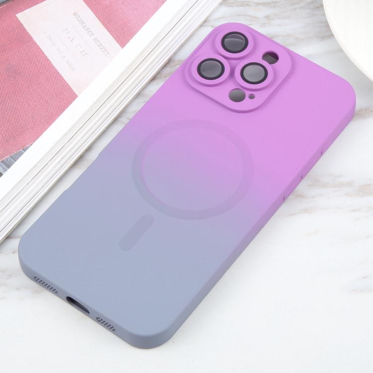 Estuche para teléfono MagSafe con degradado de silicona líquida de TPU, For iPhone 17e / 16e, For iPhone 17 Pro Max, For iPhone 17 Pro, For iPhone 17, For iPhone Air, For iPhone 16 Pro Max, For iPhone 16 Pro, For iPhone 16 Plus