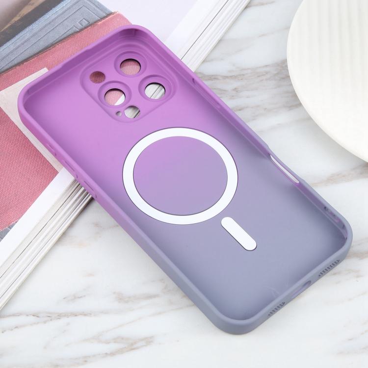 Estuche para teléfono MagSafe con degradado de silicona líquida de TPU, For iPhone 17e / 16e, For iPhone 17 Pro Max, For iPhone 17 Pro, For iPhone 17, For iPhone Air, For iPhone 16 Pro Max, For iPhone 16 Pro, For iPhone 16 Plus