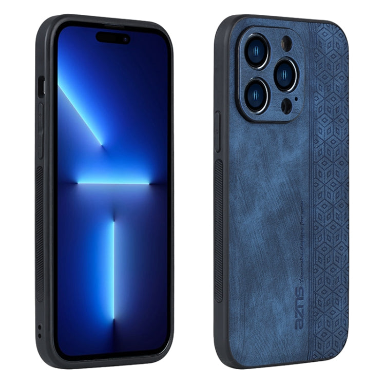 Estuche para teléfono con sensación de piel en relieve AZNS 3D, For iPhone 15 Pro Max, For iPhone 15 Pro, For iPhone 15 Plus, For iPhone 15