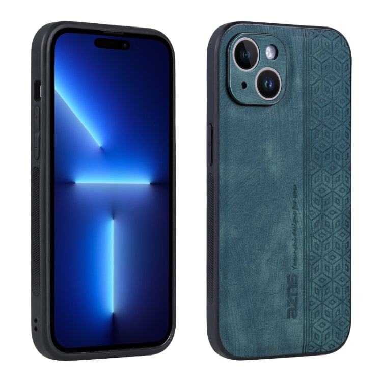 Estuche para teléfono con sensación de piel en relieve AZNS 3D, For iPhone 15 Pro Max, For iPhone 15 Pro, For iPhone 15 Plus, For iPhone 15