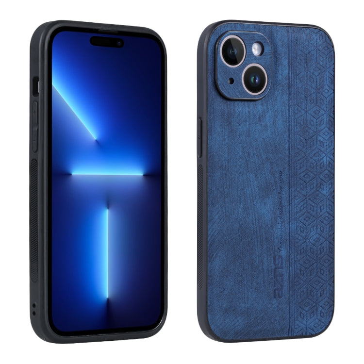 Estuche para teléfono con sensación de piel en relieve AZNS 3D, For iPhone 15 Pro Max, For iPhone 15 Pro, For iPhone 15 Plus, For iPhone 15