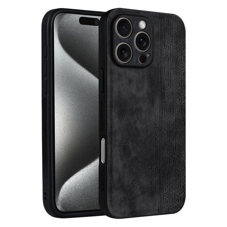Estuche para teléfono con sensación de piel en relieve AZNS 3D, For iPhone 16e / 17e, For iPhone 17 Pro Max, For iPhone 17 Pro, For iPhone 17, For iPhone Air, For iPhone 16 Pro Max, For iPhone 16 Pro, For iPhone 16 Plus, For iPhone 16