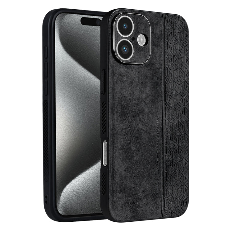 Estuche para teléfono con sensación de piel en relieve AZNS 3D, For iPhone 16e / 17e, For iPhone 17 Pro Max, For iPhone 17 Pro, For iPhone 17, For iPhone Air, For iPhone 16 Pro Max, For iPhone 16 Pro, For iPhone 16 Plus, For iPhone 16