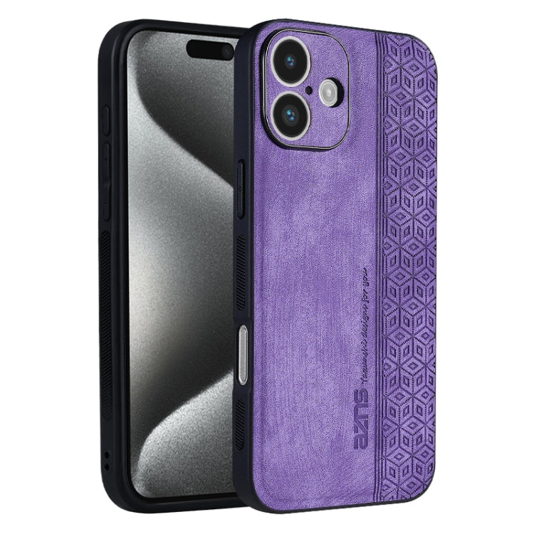 Estuche para teléfono con sensación de piel en relieve AZNS 3D, For iPhone 16e / 17e, For iPhone 17 Pro Max, For iPhone 17 Pro, For iPhone 17, For iPhone Air, For iPhone 16 Pro Max, For iPhone 16 Pro, For iPhone 16 Plus, For iPhone 16