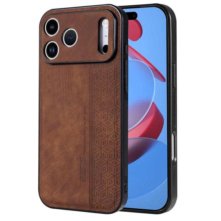 Estuche para teléfono con sensación de piel en relieve AZNS 3D, For iPhone 16e / 17e, For iPhone 17 Pro Max, For iPhone 17 Pro, For iPhone 17, For iPhone Air, For iPhone 16 Pro Max, For iPhone 16 Pro, For iPhone 16 Plus, For iPhone 16