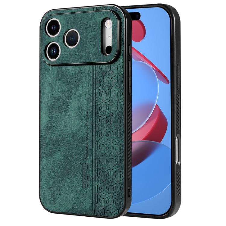 Estuche para teléfono con sensación de piel en relieve AZNS 3D, For iPhone 16e / 17e, For iPhone 17 Pro Max, For iPhone 17 Pro, For iPhone 17, For iPhone Air, For iPhone 16 Pro Max, For iPhone 16 Pro, For iPhone 16 Plus, For iPhone 16