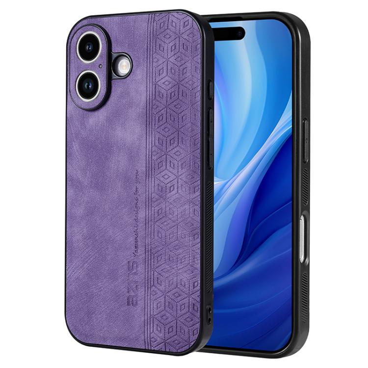 Estuche para teléfono con sensación de piel en relieve AZNS 3D, For iPhone 16e / 17e, For iPhone 17 Pro Max, For iPhone 17 Pro, For iPhone 17, For iPhone Air, For iPhone 16 Pro Max, For iPhone 16 Pro, For iPhone 16 Plus, For iPhone 16