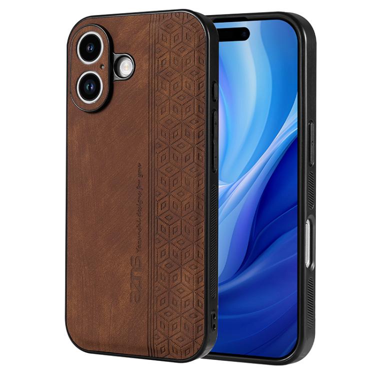 Estuche para teléfono con sensación de piel en relieve AZNS 3D, For iPhone 16e / 17e, For iPhone 17 Pro Max, For iPhone 17 Pro, For iPhone 17, For iPhone Air, For iPhone 16 Pro Max, For iPhone 16 Pro, For iPhone 16 Plus, For iPhone 16