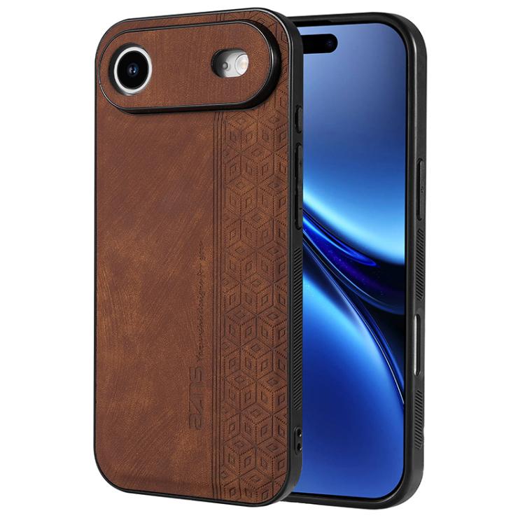 Estuche para teléfono con sensación de piel en relieve AZNS 3D, For iPhone 16e / 17e, For iPhone 17 Pro Max, For iPhone 17 Pro, For iPhone 17, For iPhone Air, For iPhone 16 Pro Max, For iPhone 16 Pro, For iPhone 16 Plus, For iPhone 16