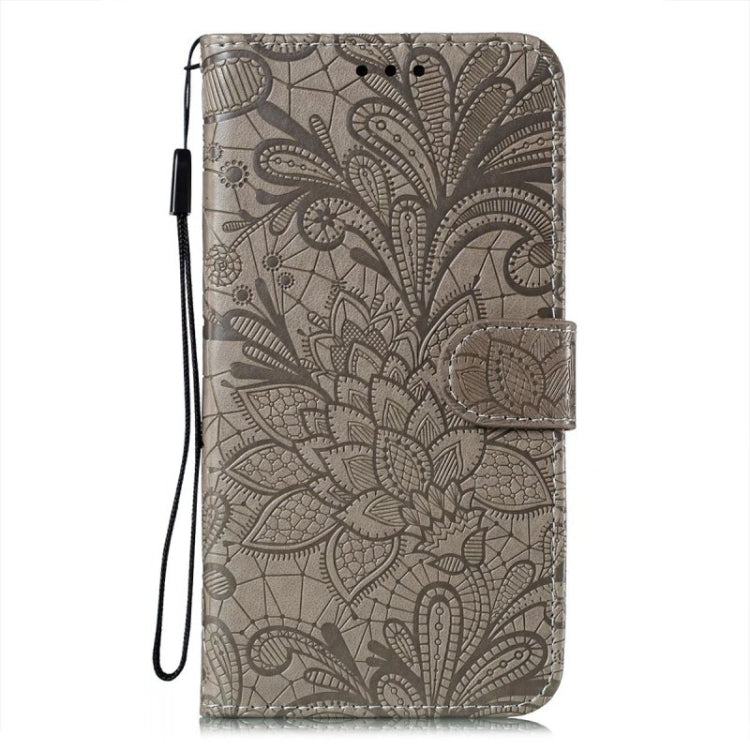 Funda para teléfono de cuero con tapa y estampado de flores de encaje, For iPhone 16, For iPhone 15 Pro Max, For iPhone 15 Pro, For iPhone 15 Plus, For iPhone 15