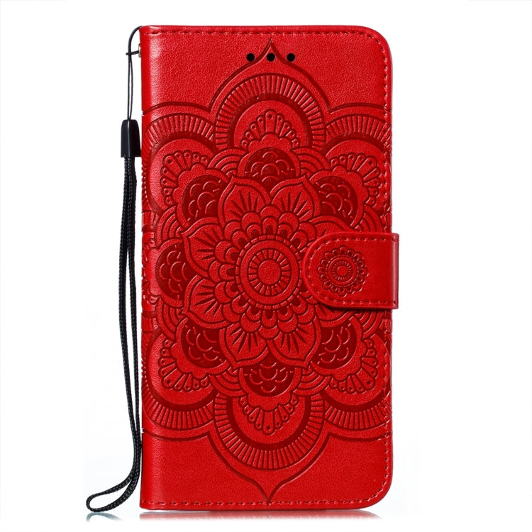 Funda para teléfono de cuero con estampado de mandala de sol, For iPhone 15 Pro, For iPhone 15 Plus, For iPhone 15