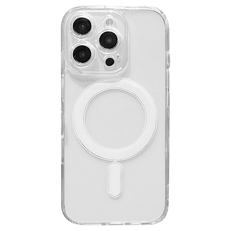 Estuche de TPU acrílico transparente magnético MagSafe con orificio fino, For iPhone 16e / 17e, For iPhone 17 Pro Max, For iPhone 17 Pro, For iPhone 17, For iPhone Air, For iPhone 16 Pro Max, For iPhone 16 Pro, For iPhone 16 Plus, For iPhone 16        ...