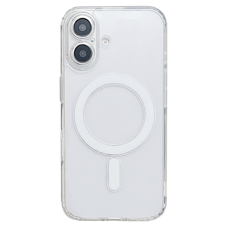 Estuche de TPU acrílico transparente magnético MagSafe con orificio fino, For iPhone 16e / 17e, For iPhone 17 Pro Max, For iPhone 17 Pro, For iPhone 17, For iPhone Air, For iPhone 16 Pro Max, For iPhone 16 Pro, For iPhone 16 Plus, For iPhone 16        ...
