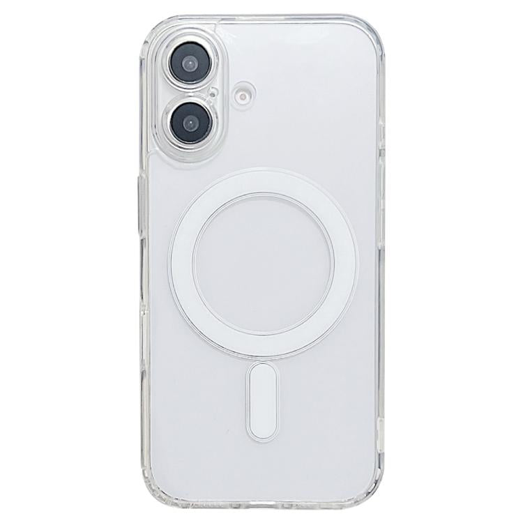 Estuche de TPU acrílico transparente magnético MagSafe con orificio fino, For iPhone 16e / 17e, For iPhone 17 Pro Max, For iPhone 17 Pro, For iPhone 17, For iPhone Air, For iPhone 16 Pro Max, For iPhone 16 Pro, For iPhone 16 Plus, For iPhone 16        ...