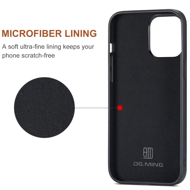DG.MING M2 Series Funda de cuero para teléfono con cartera y tarjetero de 3 pliegues, For iPhone 15 Pro Max, For iPhone 15 Pro, For iPhone 15 Plus, For iPhone 15