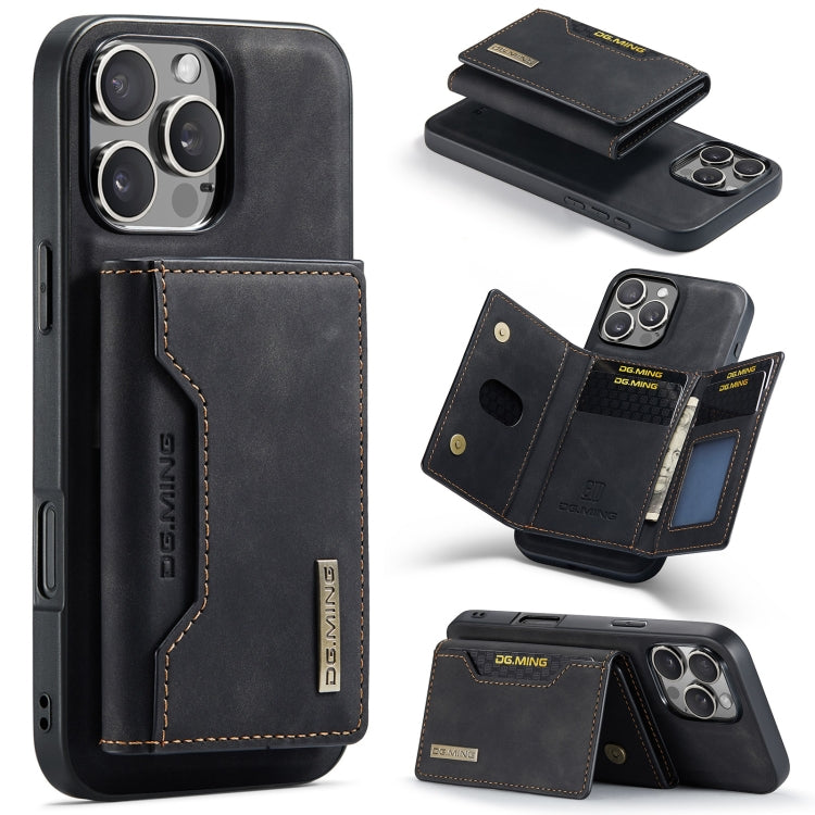 DG.MING M2 Series Funda de cuero para teléfono con cartera y tarjetero de 3 pliegues, For iPhone 17e / 16e, For iPhone 17 Pro Max, For iPhone 17 Pro, For iPhone 17, For iPhone Air, For iPhone 16 Pro Max, For iPhone 16 Pro, For iPhone 16 Plus           ...