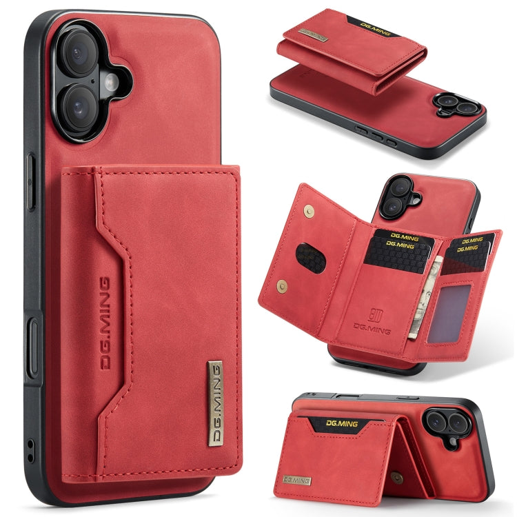 DG.MING M2 Series Funda de cuero para teléfono con cartera y tarjetero de 3 pliegues, For iPhone 17e / 16e, For iPhone 17 Pro Max, For iPhone 17 Pro, For iPhone 17, For iPhone Air, For iPhone 16 Pro Max, For iPhone 16 Pro, For iPhone 16 Plus           ...