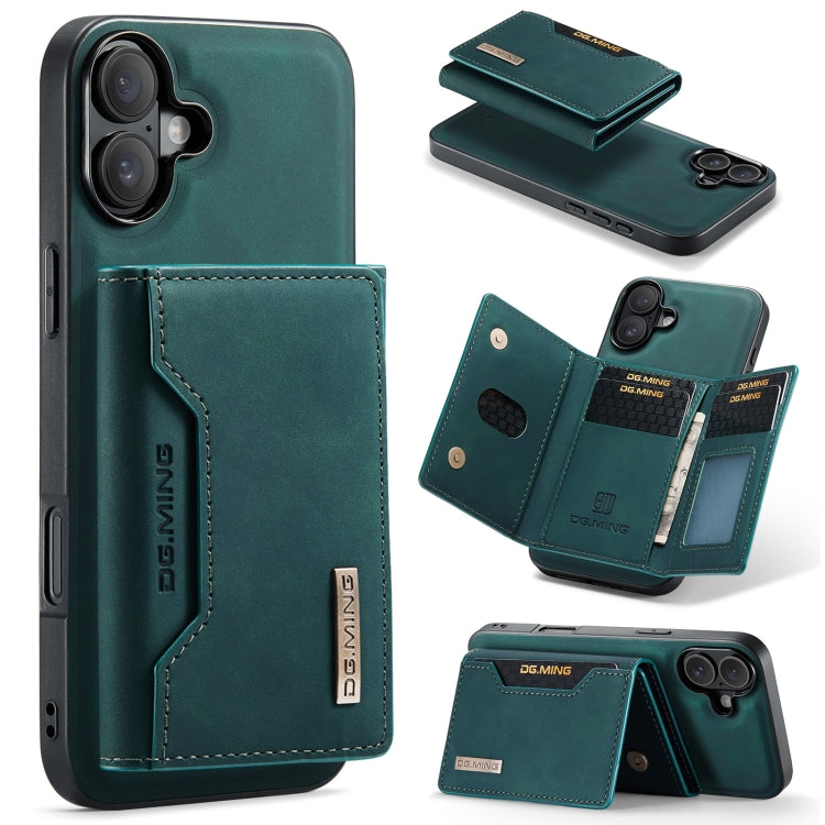 DG.MING M2 Series Funda de cuero para teléfono con cartera y tarjetero de 3 pliegues, For iPhone 17e / 16e, For iPhone 17 Pro Max, For iPhone 17 Pro, For iPhone 17, For iPhone Air, For iPhone 16 Pro Max, For iPhone 16 Pro, For iPhone 16 Plus           ...