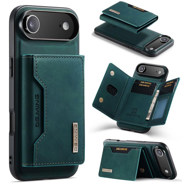 DG.MING M2 Series Funda de cuero para teléfono con cartera y tarjetero de 3 pliegues, For iPhone 17e / 16e, For iPhone 17 Pro Max, For iPhone 17 Pro, For iPhone 17, For iPhone Air, For iPhone 16 Pro Max, For iPhone 16 Pro, For iPhone 16 Plus           ...
