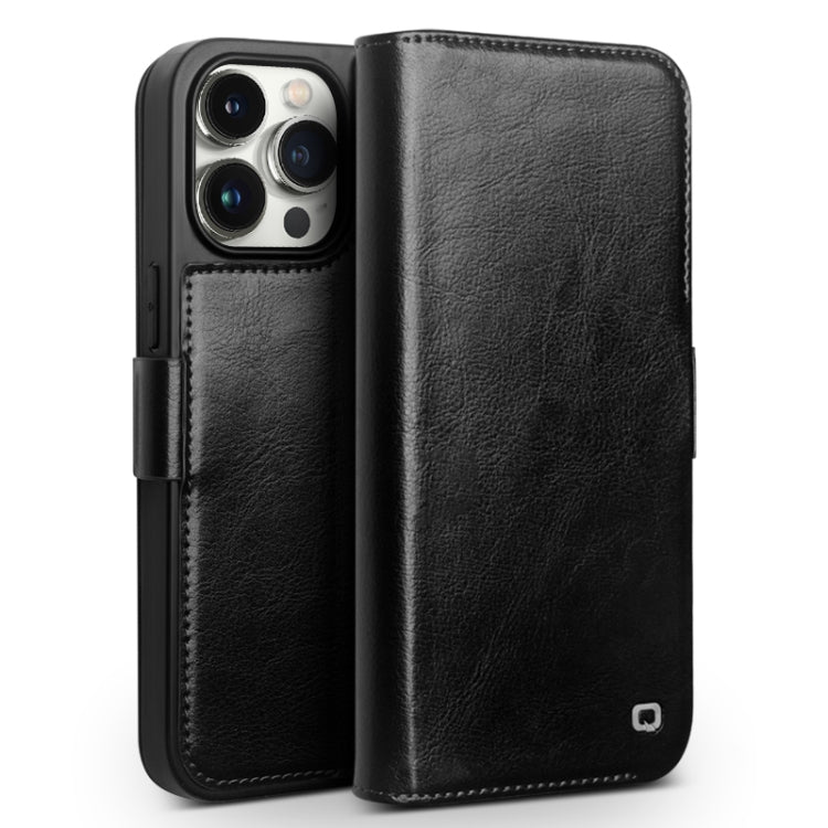 Funda para teléfono QIALINO Classic 103 con hebilla de cuero genuino, For iPhone 17e / 16e, For iPhone 17 Pro Max, For iPhone 17 Pro, For iPhone 17, For iPhone Air, For iPhone 15 Pro Max, For iPhone 15 Plus