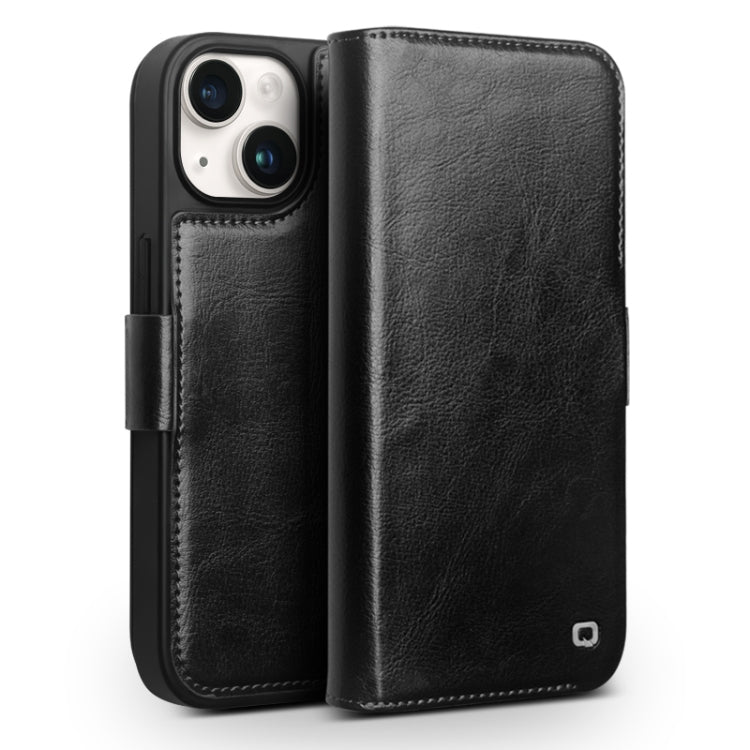 Funda para teléfono QIALINO Classic 103 con hebilla de cuero genuino, For iPhone 17e / 16e, For iPhone 17 Pro Max, For iPhone 17 Pro, For iPhone 17, For iPhone Air, For iPhone 15 Pro Max, For iPhone 15 Plus