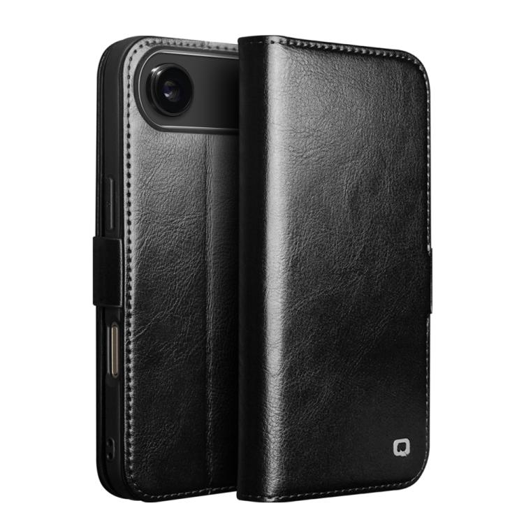Funda para teléfono QIALINO Classic 103 con hebilla de cuero genuino, For iPhone 17e / 16e, For iPhone 17 Pro Max, For iPhone 17 Pro, For iPhone 17, For iPhone Air, For iPhone 15 Pro Max, For iPhone 15 Plus