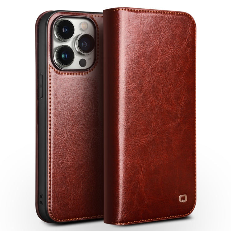 Funda para teléfono QIALINO Classic de cuero genuino, For iPhone 16e / 17e, For iPhone 17 Pro Max, For iPhone 17 Pro, For iPhone 17, For iPhone Air, For iPhone 16 Pro Max, For iPhone 16 Pro, For iPhone 16 Plus, For iPhone 16, For iPhone 15 Pro Max     ...