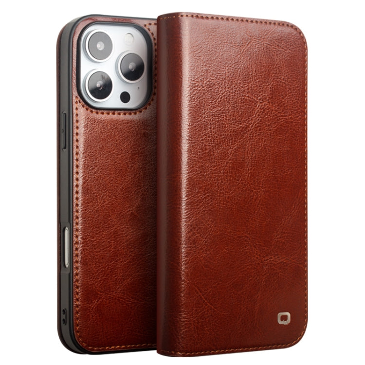 Funda para teléfono QIALINO Classic de cuero genuino, For iPhone 16e / 17e, For iPhone 17 Pro Max, For iPhone 17 Pro, For iPhone 17, For iPhone Air, For iPhone 16 Pro Max, For iPhone 16 Pro, For iPhone 16 Plus, For iPhone 16, For iPhone 15 Pro Max     ...