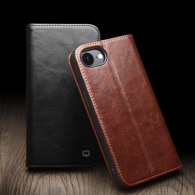 Funda para teléfono QIALINO Classic de cuero genuino, For iPhone 16e / 17e, For iPhone 17 Pro Max, For iPhone 17 Pro, For iPhone 17, For iPhone Air, For iPhone 16 Pro Max, For iPhone 16 Pro, For iPhone 16 Plus, For iPhone 16, For iPhone 15 Pro Max     ...