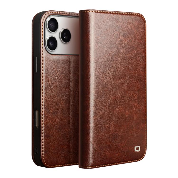 Funda para teléfono QIALINO Classic de cuero genuino, For iPhone 16e / 17e, For iPhone 17 Pro Max, For iPhone 17 Pro, For iPhone 17, For iPhone Air, For iPhone 16 Pro Max, For iPhone 16 Pro, For iPhone 16 Plus, For iPhone 16, For iPhone 15 Pro Max     ...