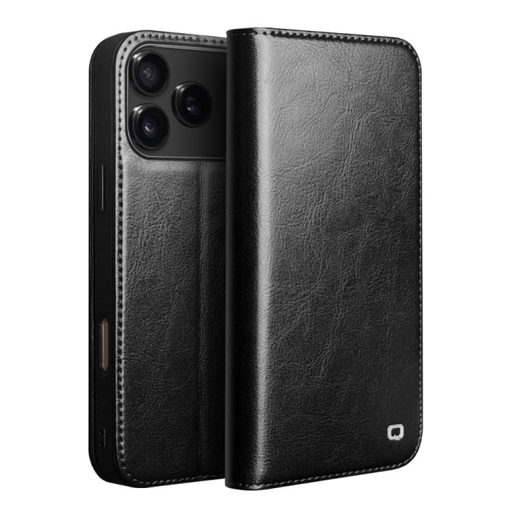 Funda para teléfono QIALINO Classic de cuero genuino, For iPhone 16e / 17e, For iPhone 17 Pro Max, For iPhone 17 Pro, For iPhone 17, For iPhone Air, For iPhone 16 Pro Max, For iPhone 16 Pro, For iPhone 16 Plus, For iPhone 16, For iPhone 15 Pro Max     ...