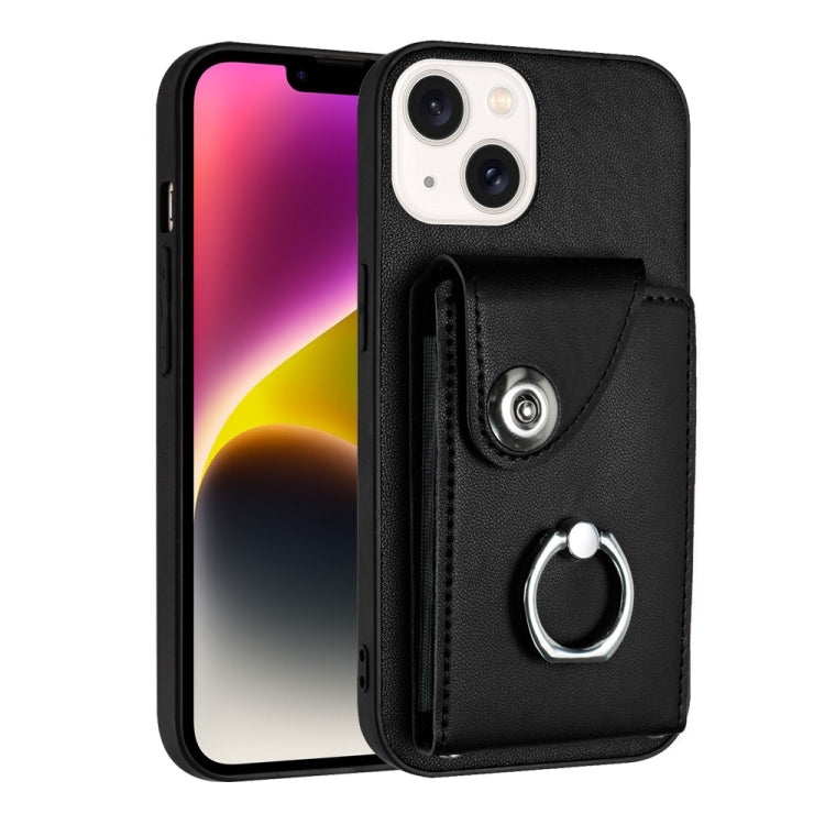Funda para teléfono con soporte para anillo y bolsa para tarjeta de órgano, For iPhone 16, For iPhone 15 Pro Max, For iPhone 15 Pro, For iPhone 15 Plus, For iPhone 15, For iPhone 14 Plus, For iPhone 14, For iPhone 14 Pro