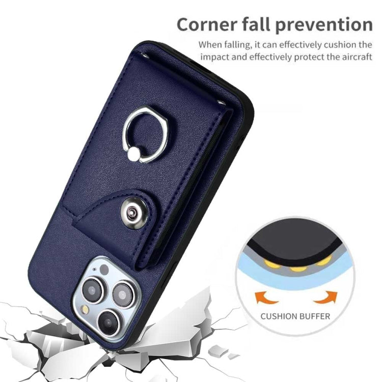 Funda para teléfono con soporte para anillo y bolsa para tarjeta de órgano, For iPhone 14 Pro Max, For iPhone SE 2022 / 2020 / 8 / 7, For iPhone 13 Pro Max, For iPhone 13 Pro, For iPhone 13, For iPhone 13 mini, For iPhone 12, For iPhone 12 Pro Max