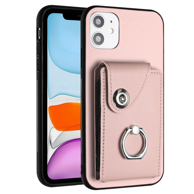 Funda para teléfono con soporte para anillo y bolsa para tarjeta de órgano, For iPhone 12 Pro, For iPhone 12 mini, For iPhone 11 Pro Max, For iPhone 11, For iPhone 11 Pro, For iPhone X / XS, For iPhone XR, For iPhone XS Max