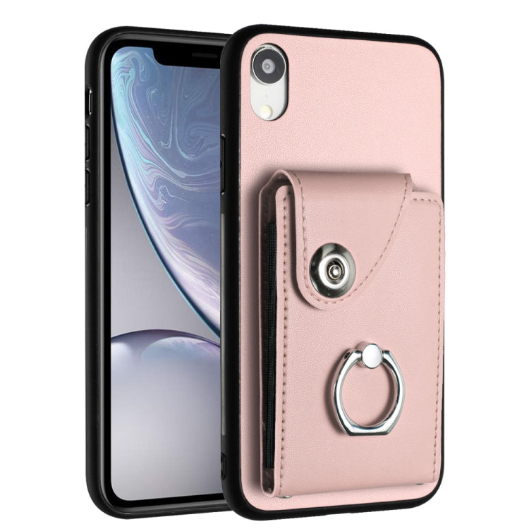 Funda para teléfono con soporte para anillo y bolsa para tarjeta de órgano, For iPhone 12 Pro, For iPhone 12 mini, For iPhone 11 Pro Max, For iPhone 11, For iPhone 11 Pro, For iPhone X / XS, For iPhone XR, For iPhone XS Max
