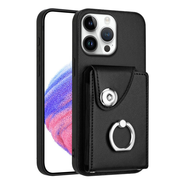 Funda para teléfono con soporte para anillo y bolsa para tarjeta de órgano, For iPhone 18 Pro / 17 Pro, For iPhone 18 Pro Max / 17 Pro Max, For iPhone 17e / 16e, For iPhone 17, For iPhone Air, For iPhone 16 Pro Max, For iPhone 16 Pro, For iPhone 16 Plus