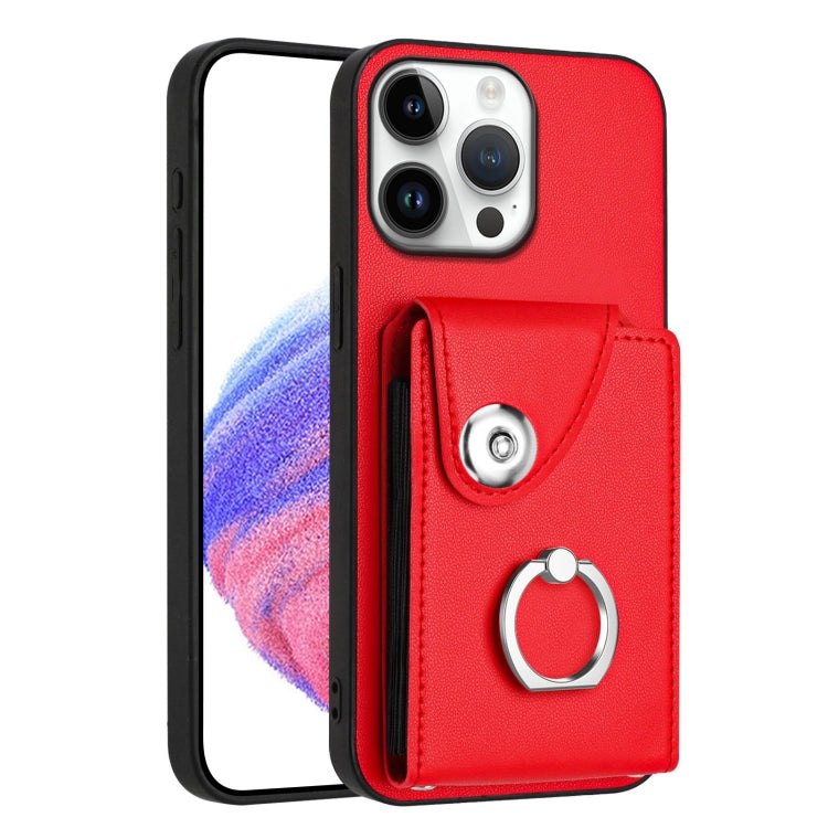 Funda para teléfono con soporte para anillo y bolsa para tarjeta de órgano, For iPhone 18 Pro / 17 Pro, For iPhone 18 Pro Max / 17 Pro Max, For iPhone 17e / 16e, For iPhone 17, For iPhone Air, For iPhone 16 Pro Max, For iPhone 16 Pro, For iPhone 16 Plus