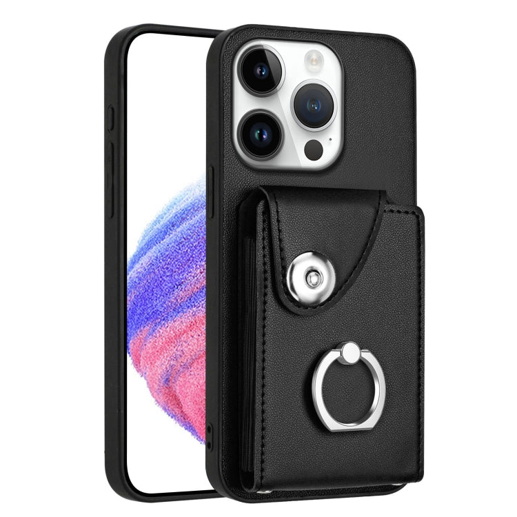 Funda para teléfono con soporte para anillo y bolsa para tarjeta de órgano, For iPhone 18 Pro / 17 Pro, For iPhone 18 Pro Max / 17 Pro Max, For iPhone 17e / 16e, For iPhone 17, For iPhone Air, For iPhone 16 Pro Max, For iPhone 16 Pro, For iPhone 16 Plus