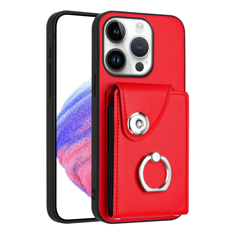 Funda para teléfono con soporte para anillo y bolsa para tarjeta de órgano, For iPhone 18 Pro / 17 Pro, For iPhone 18 Pro Max / 17 Pro Max, For iPhone 17e / 16e, For iPhone 17, For iPhone Air, For iPhone 16 Pro Max, For iPhone 16 Pro, For iPhone 16 Plus