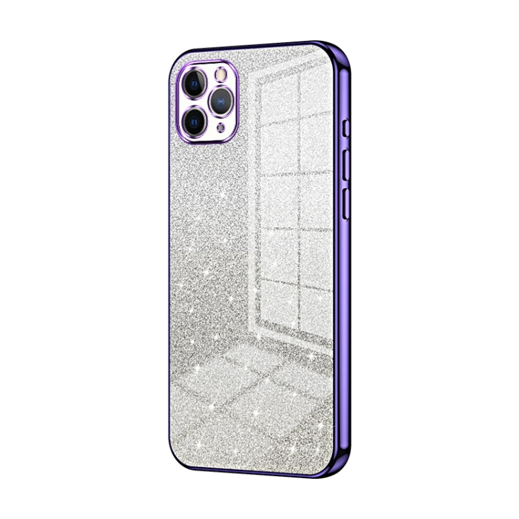 Caja de teléfono galvanizada con polvo de brillo degradado, For iPhone 11 Pro Max, For iPhone 11, For iPhone 11 Pro, For iPhone X / XS, For iPhone XR, For iPhone XS Max
