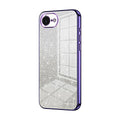 Caja de teléfono galvanizada con polvo de brillo degradado, For iPhone 17e / 16e, For iPhone 17 Pro Max, For iPhone 17 Pro, For iPhone 17, For iPhone Air, For iPhone 16 Pro Max