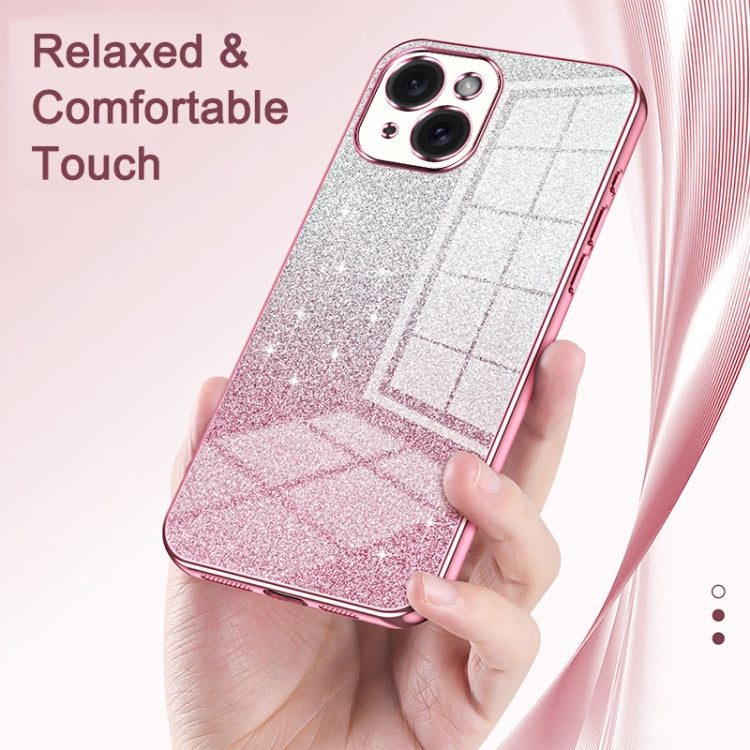Caja de teléfono galvanizada con polvo de brillo degradado, For iPhone 11 Pro Max, For iPhone 11, For iPhone 11 Pro, For iPhone X / XS, For iPhone XR, For iPhone XS Max