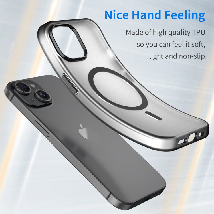 Estuche para teléfono de cobertura total de TPU + PC translúcido esmerilado MagSafe, For iPhone 15, For iPhone 14 Plus, For iPhone 14, For iPhone 14 Pro, For iPhone 14 Pro Max