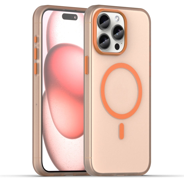 Estuche para teléfono de cobertura total de TPU + PC translúcido esmerilado MagSafe, For iPhone 16 Plus, For iPhone 16, For iPhone 15 Pro Max, For iPhone 15 Pro, For iPhone 15 Plus