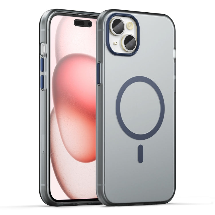 Estuche para teléfono de cobertura total de TPU + PC translúcido esmerilado MagSafe, For iPhone 16 Plus, For iPhone 16, For iPhone 15 Pro Max, For iPhone 15 Pro, For iPhone 15 Plus