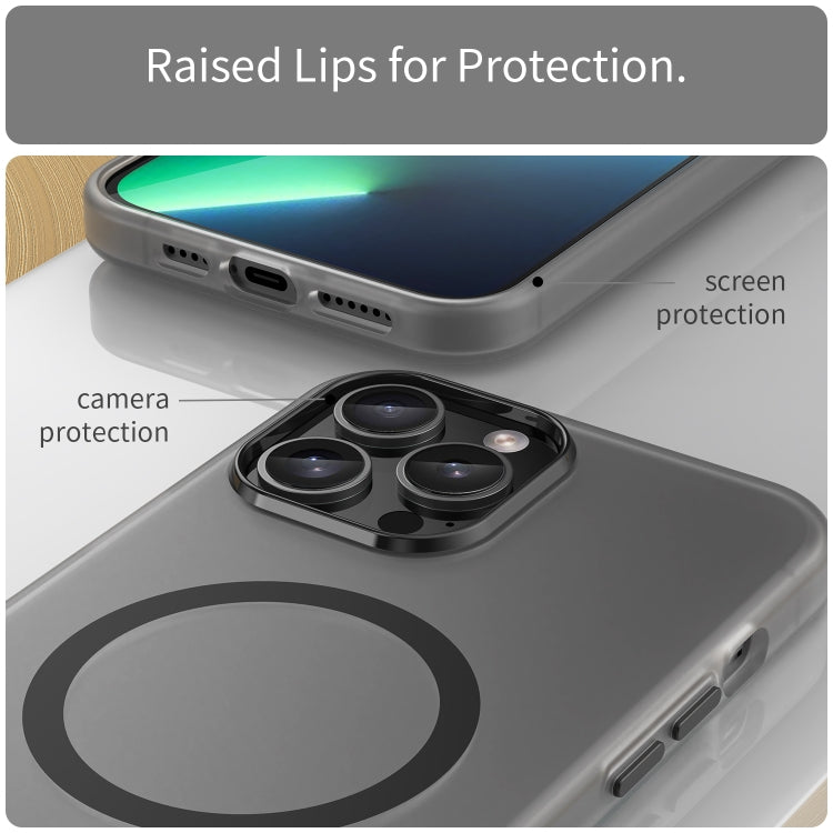 Estuche para teléfono de cobertura total de TPU + PC translúcido esmerilado MagSafe, For iPhone 12 Pro Max, For iPhone 12 Pro, For iPhone 11 Pro Max, For iPhone 11, For iPhone 11 Pro
