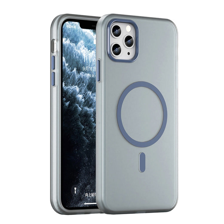 Estuche para teléfono de cobertura total de TPU + PC translúcido esmerilado MagSafe, For iPhone 12 Pro Max, For iPhone 12 Pro, For iPhone 11 Pro Max, For iPhone 11, For iPhone 11 Pro